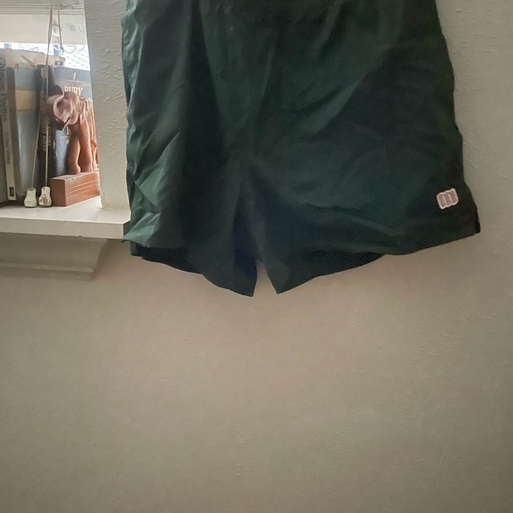 Topo Designs Green Athletic Shorts